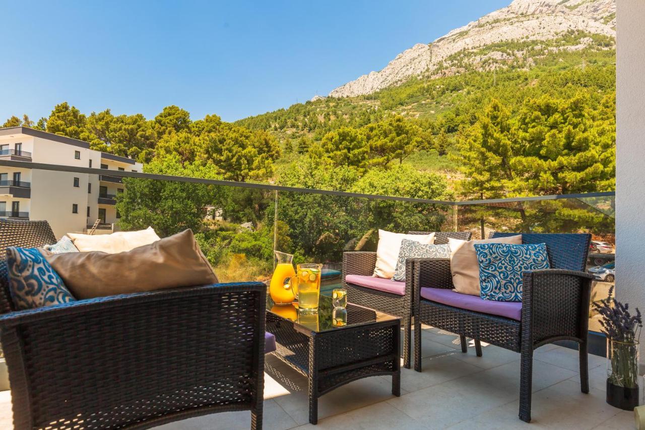 Luxury 2 Bedroom Apartment With Sea View Baska Voda Luaran gambar