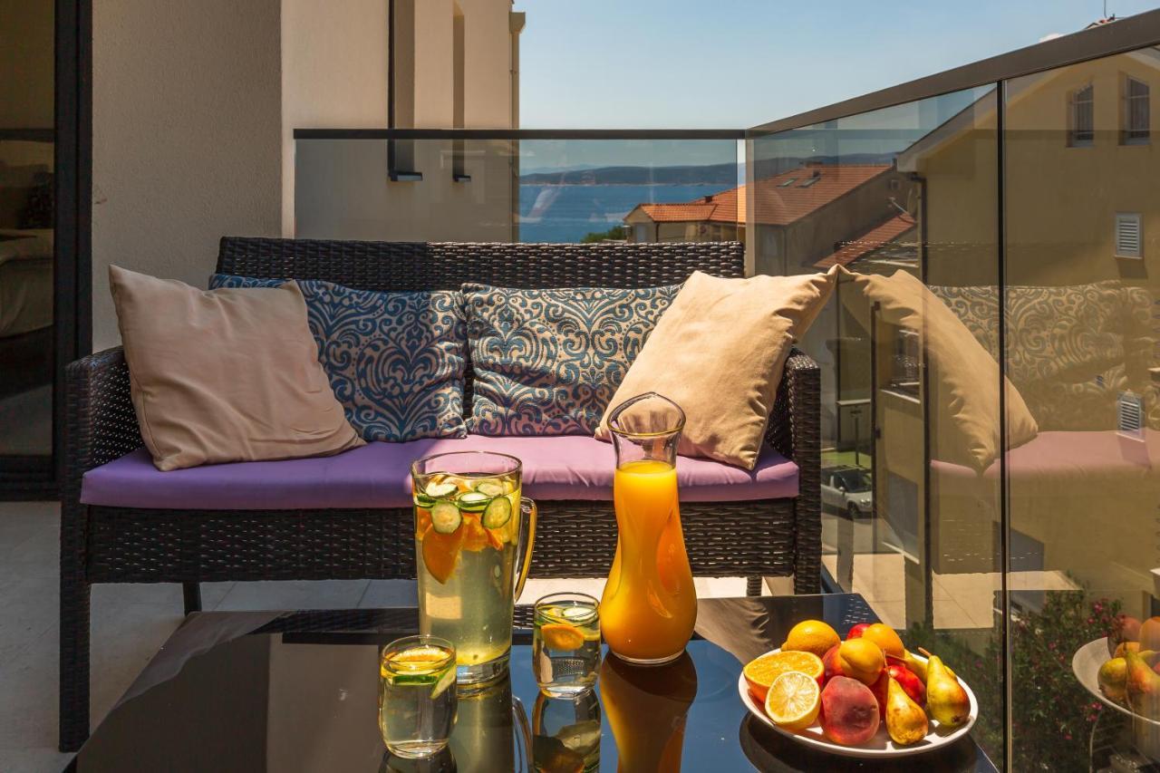 Luxury 2 Bedroom Apartment With Sea View Baska Voda Luaran gambar