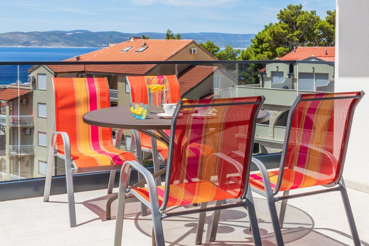 Luxury 2 Bedroom Apartment With Sea View Baska Voda Luaran gambar